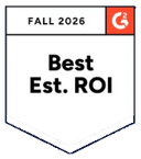 G2 Best Estimated ROI, Fall 2026