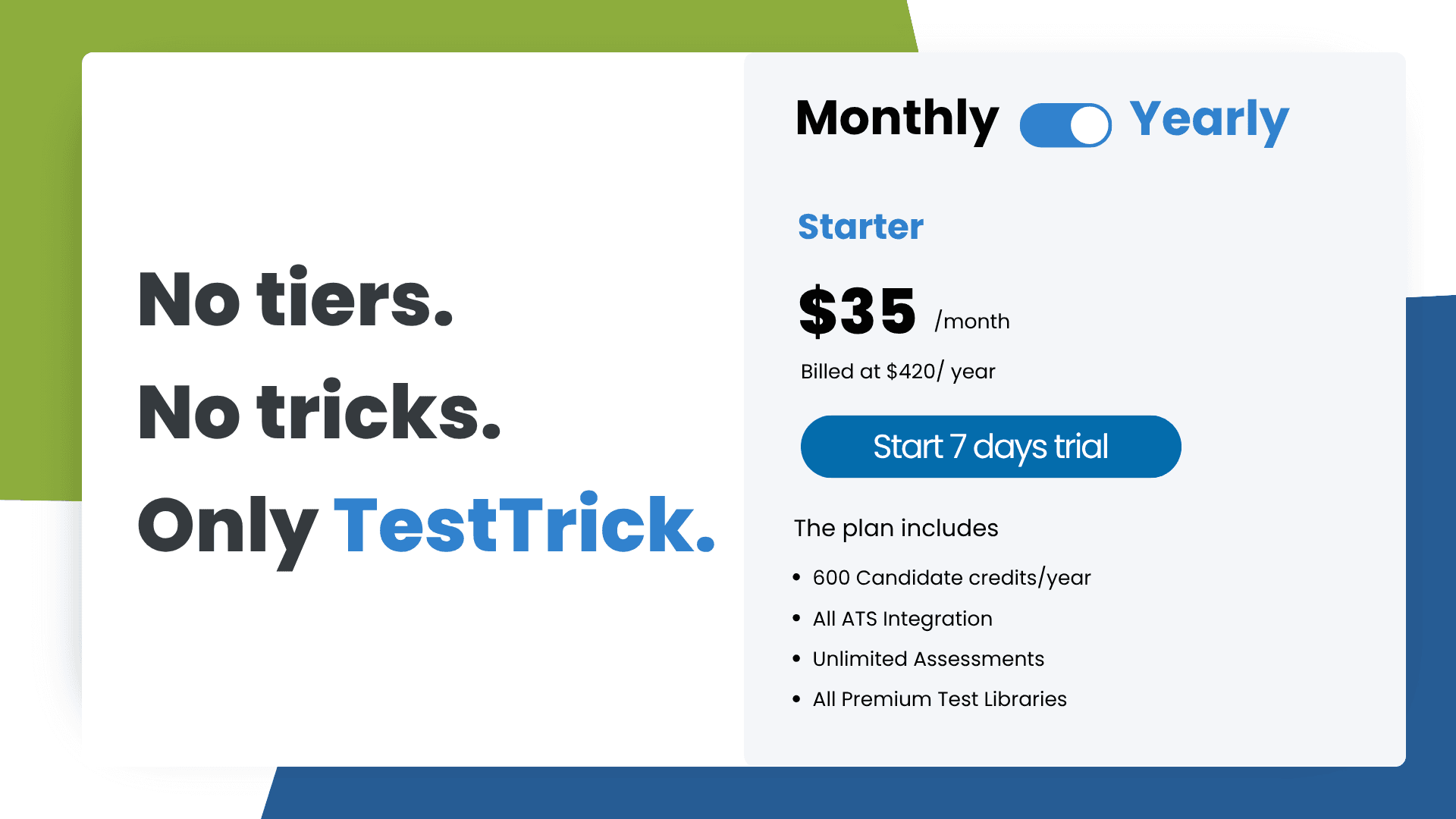 test-dome pricing