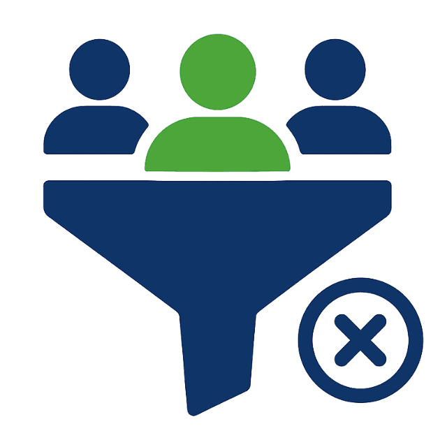 Filter unqualified candidates