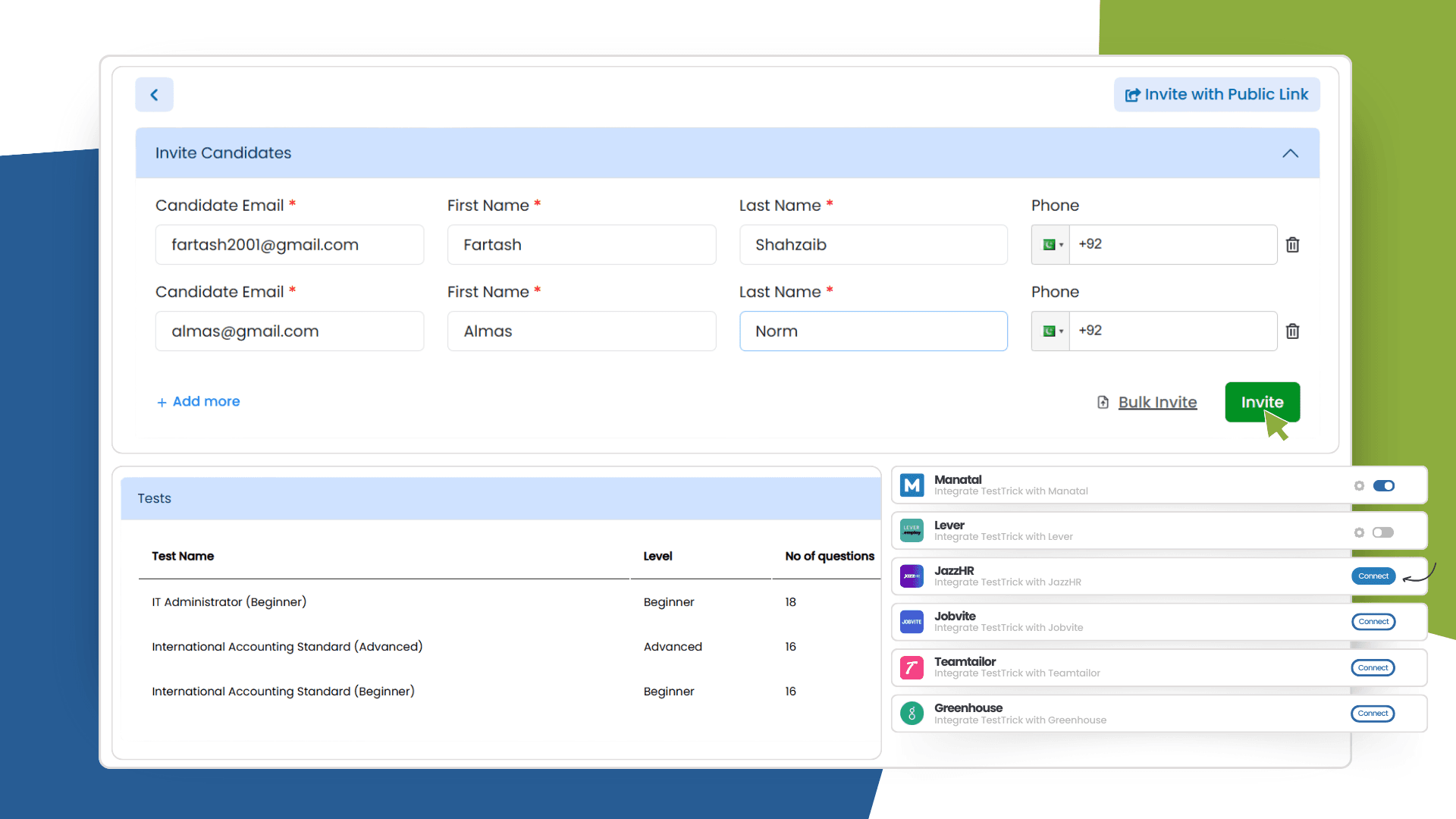 Customize Assessments with Your Branding and ATS Integration