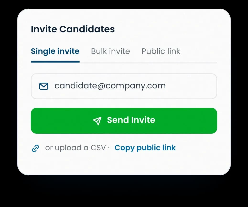Invite Candidates