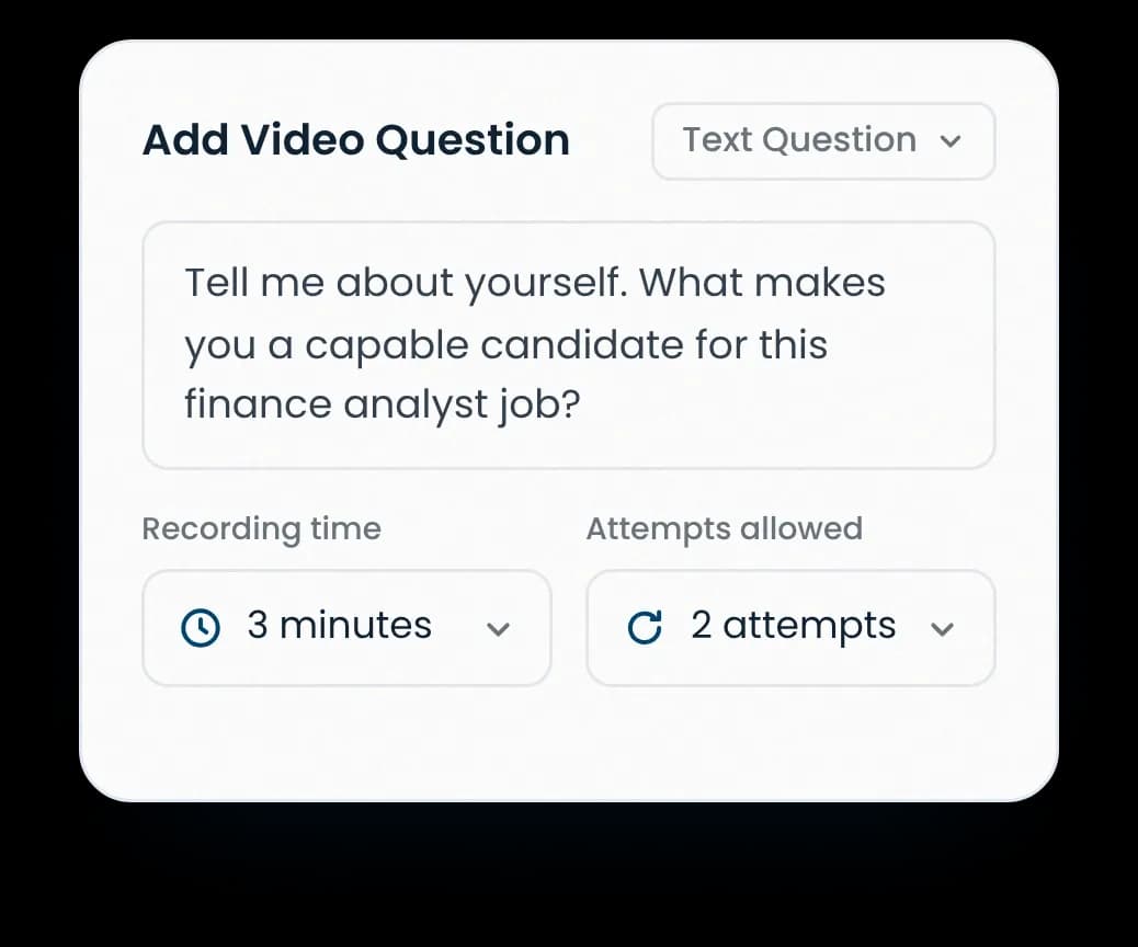 Set Up Questions