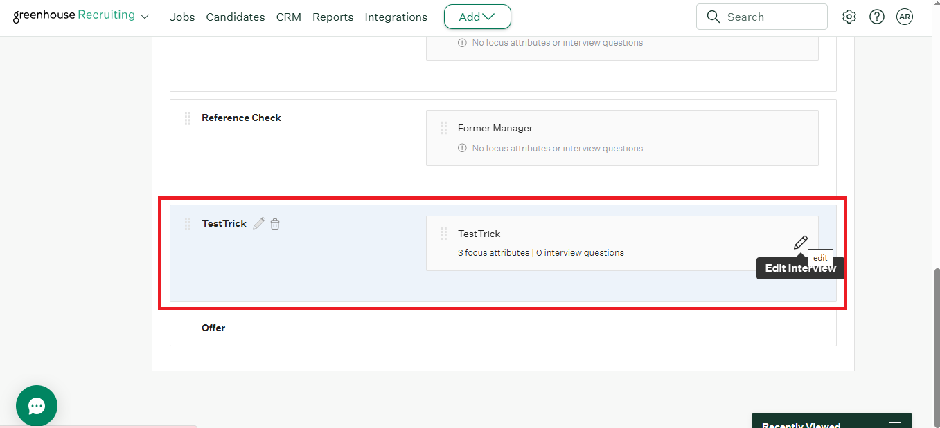 TestTrick Greenhouse Integration Step 4