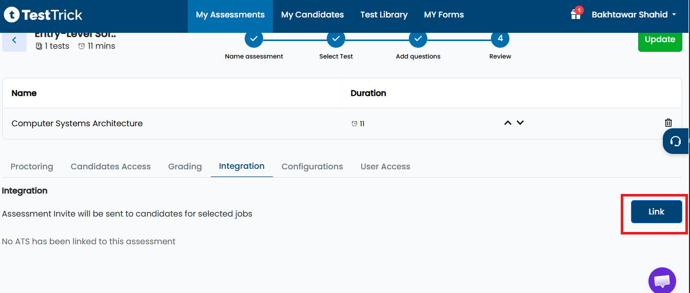 Assessment Integration