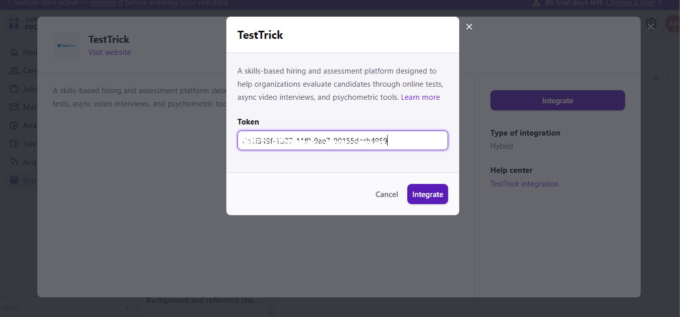 Enable Tellent Integration