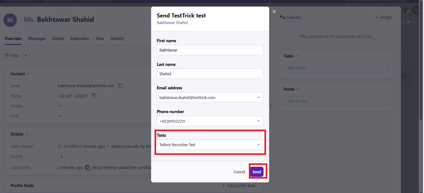 Enable Tellent Integration